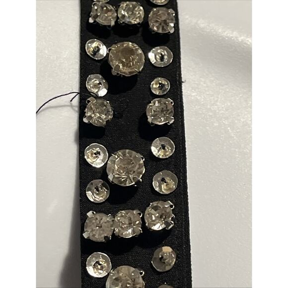 "INC INTERNATIONAL CONCEPTS" BLACK ONE SHOULDER SEQUINED STRAP TOP SIZE: M NWT - Picture 4 of 8